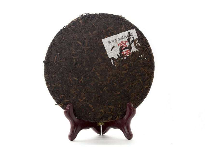 Shu Pu-erh - Tian Min “Banzhang Gongting” 2009, 357g — изображение 2