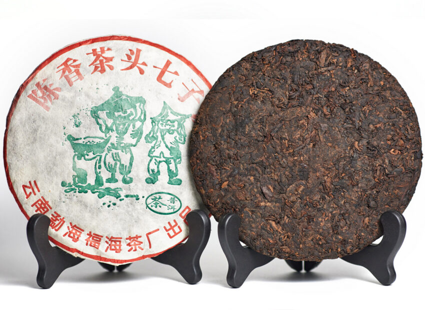 Shu Pu-erh - "Chen Xiang Cha Tou" Fu Hai 2000r, 357g