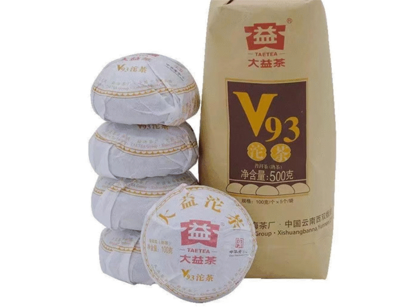 Shu Pu-Erh - Menghai Da Yi “Tocha V93” 2022, 100g — изображение 3
