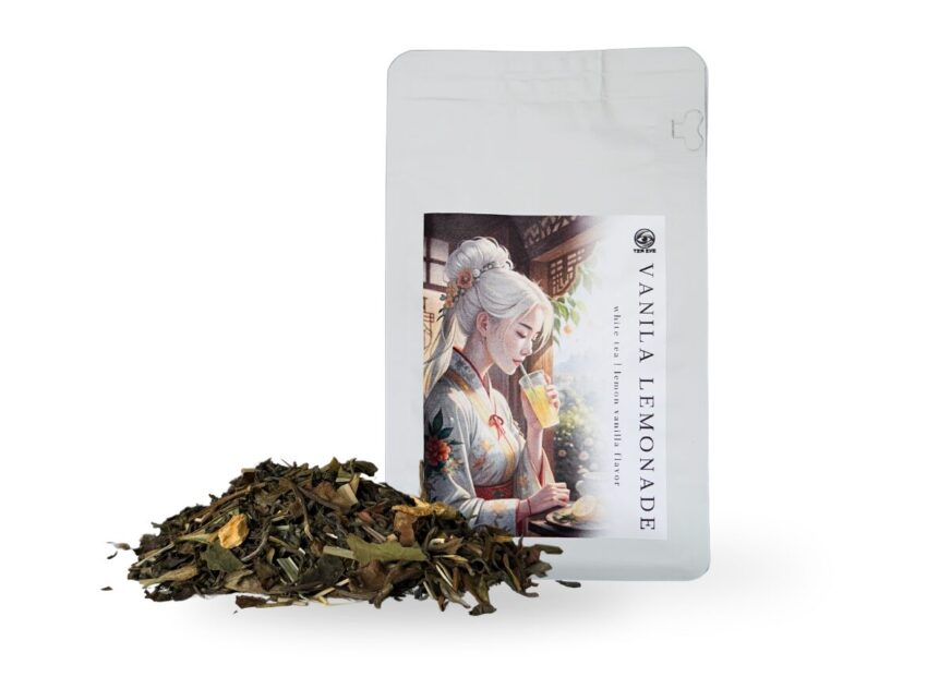 Biała herbata "Vanila Lemonade" | Lemon – Vanilla flavor 100g - obrazek 2