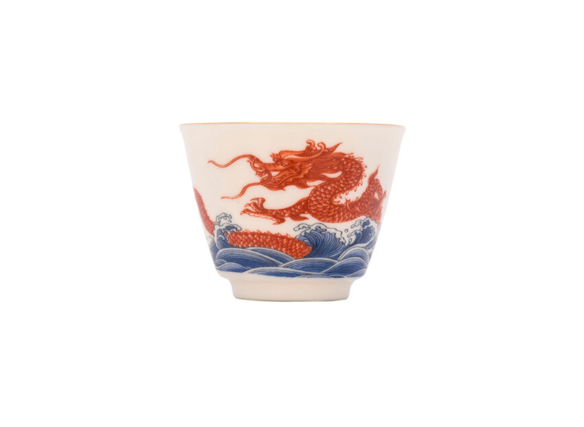 Porcelanowa czarka - "Herbaciany smok" 60ml