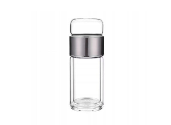 Kubek termiczny do zaparzania 280ml (szary)