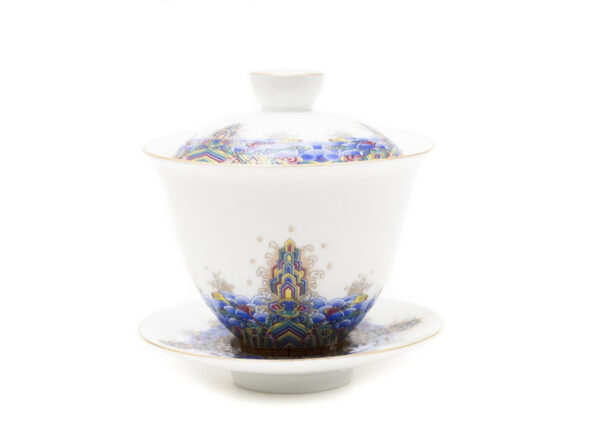 Gaiwan porcelanowy  “Niebiańska wieża” 140ml