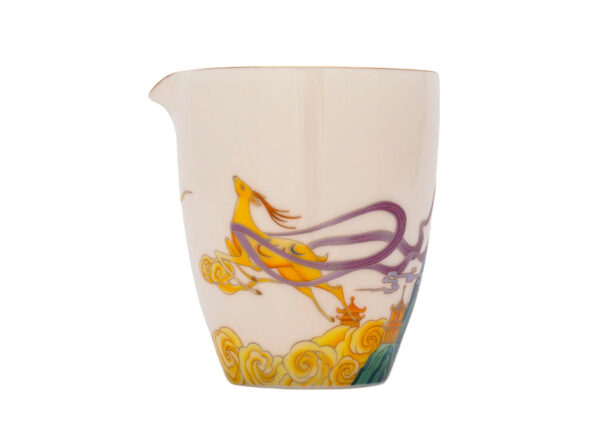 Porcelanowy chahai - "Złota antylopa" 180 ml