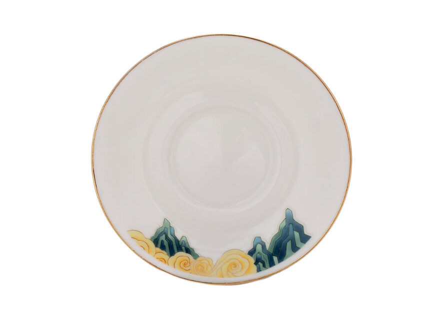 Gaiwan porcelanowy - "Złota antylopa" 150 ml - obrazek 4