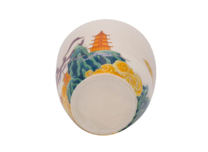 Porcelanowy chahai - "Złota antylopa" 180 ml — изображение 4