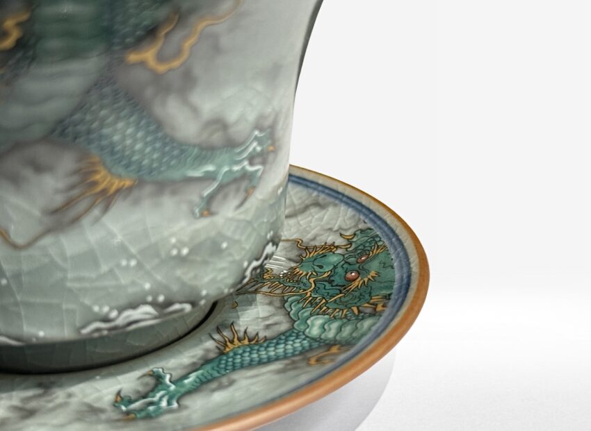 Gaiwan „Foggy Dragon” – 140 ml - obrazek 4