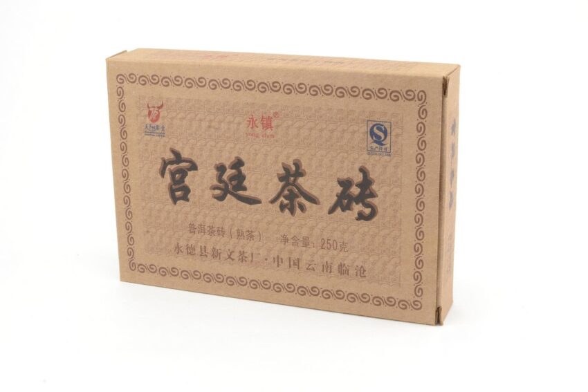 Shu Pu-Erh - Xin Wen „Yong Zhen Gong Ting”, 2023 r., 250 g