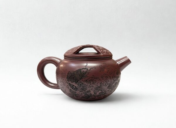 Czajnik Smok i Karp 175 ml glina yixing
