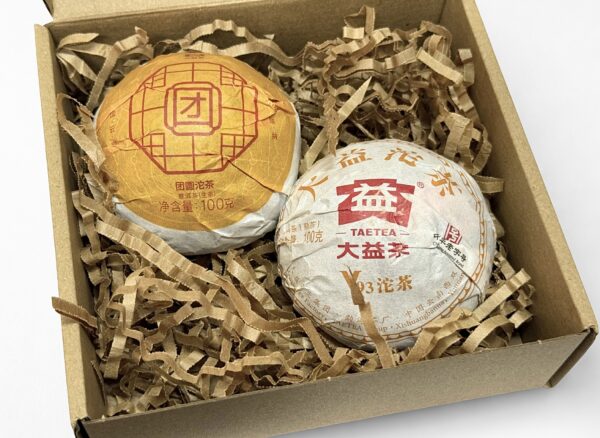 Zestaw prezentowy „Styl Menghai” 100 g × 2