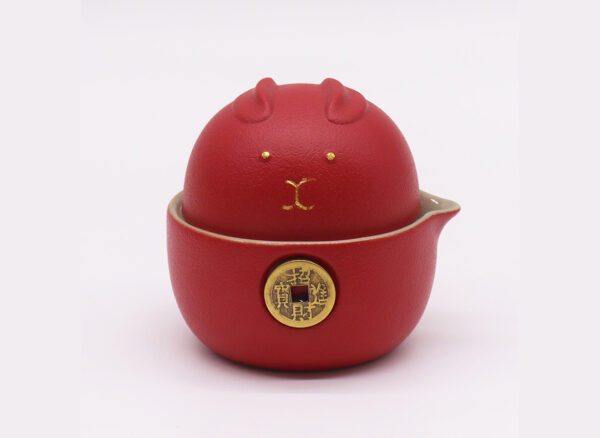 Zestaw do Herbaty “Czerwony Kot” 200 ml