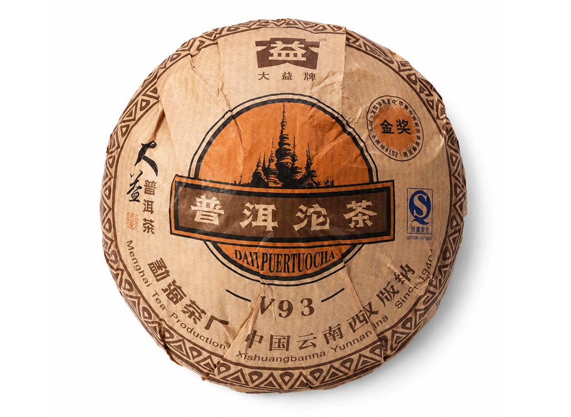Shu Pu-Erh - Menghai Da Yi "V93" 2007, 250 g