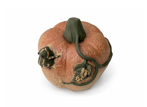 Figurka do herbaty "Żabka na Dyni"