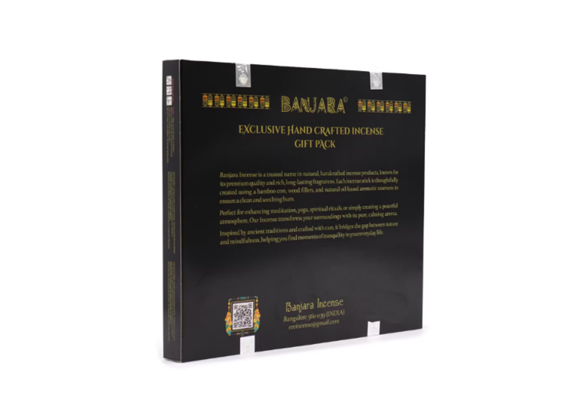 Zestaw kadzidełek „Banjara Buddha” – 6 różnych zapachów