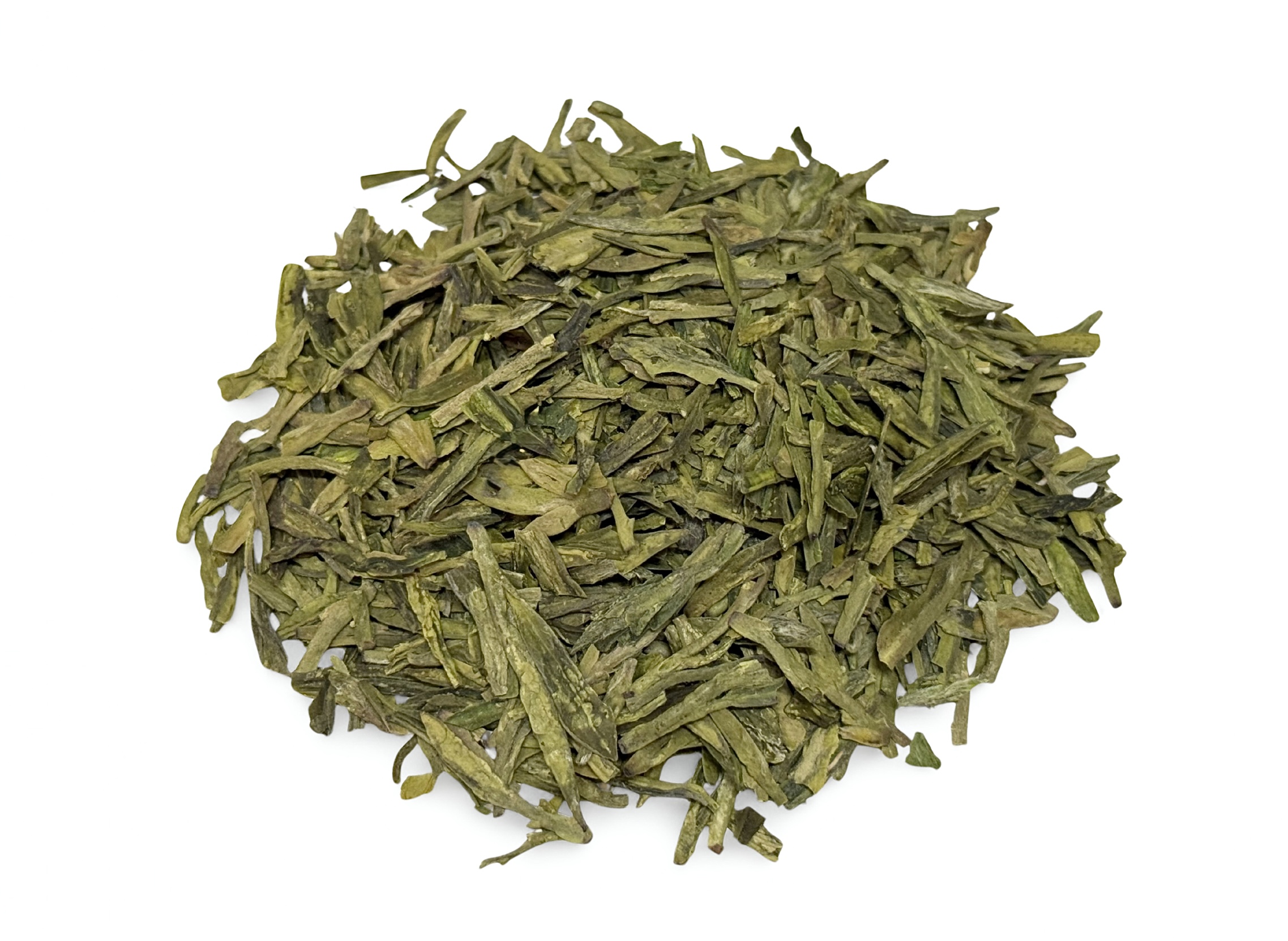 Long Jing Ming Qian – płaskie liście kultywaru Long Jing #43