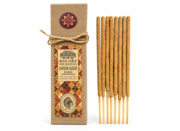 Żywica na patyku Banjara – Sandalwood