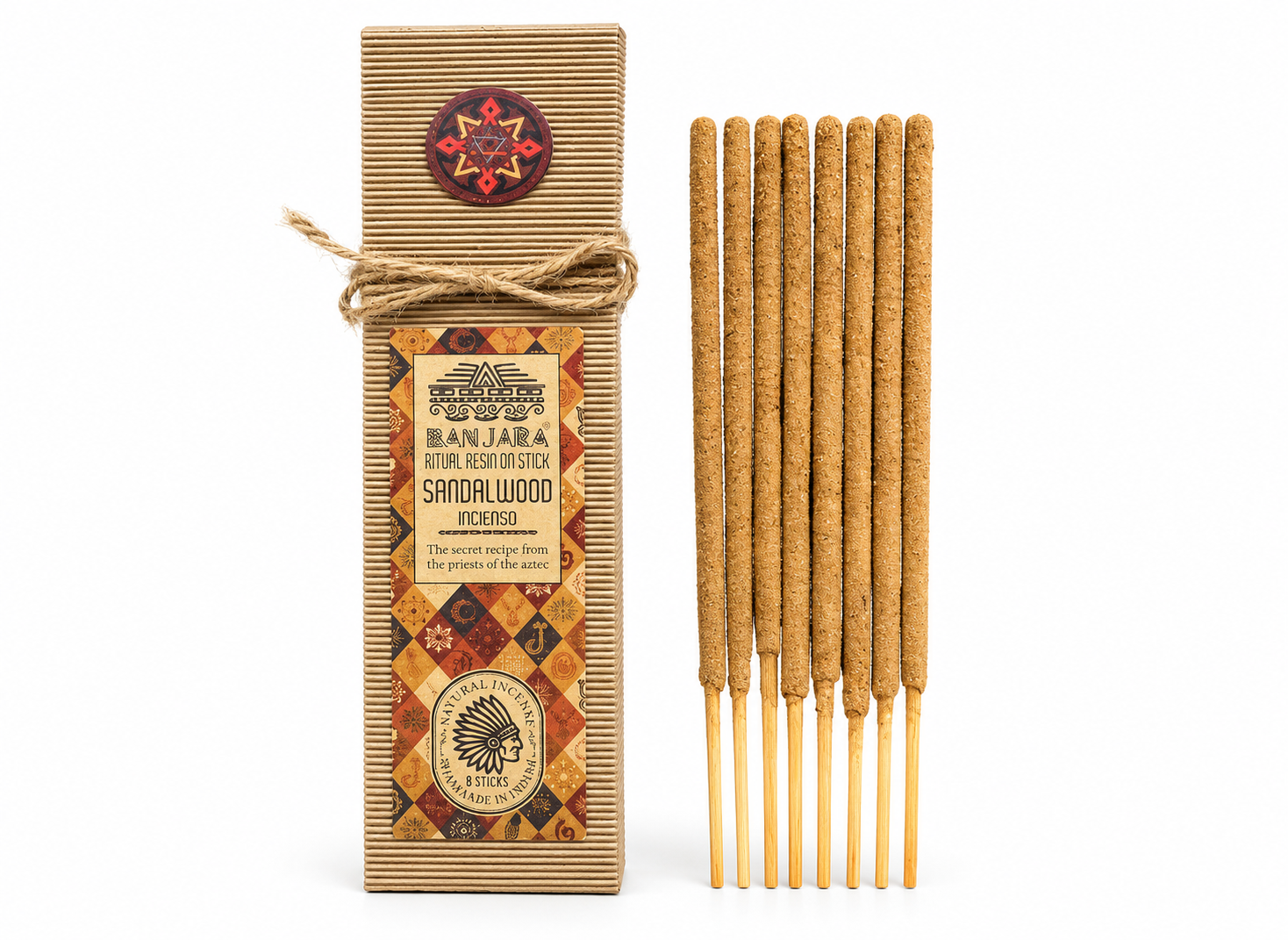Żywica na patyku Banjara – Sandalwood