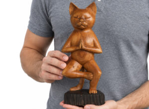 Statuetka „Kot Zen”
